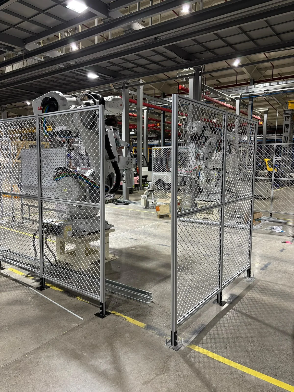 Aluminium Section Safety Partition