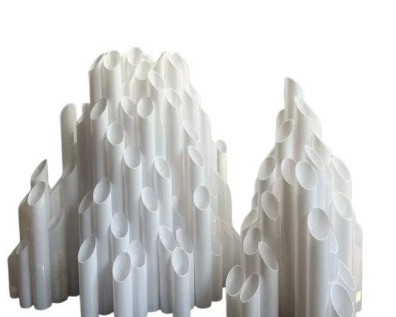 Milky Acrylic Pipes